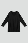Brixton | Women's V Neck Relaxed Fit Long Sleeve Top