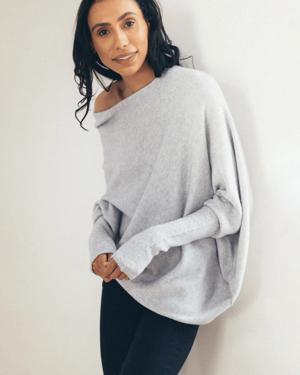 Celestina | Women's Off Shoulder Long Sleeve Sweater
