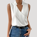 Zinnia | Women's Wrap Front Sleeveless Blouse